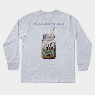 Tip the Scales! Kids Long Sleeve T-Shirt